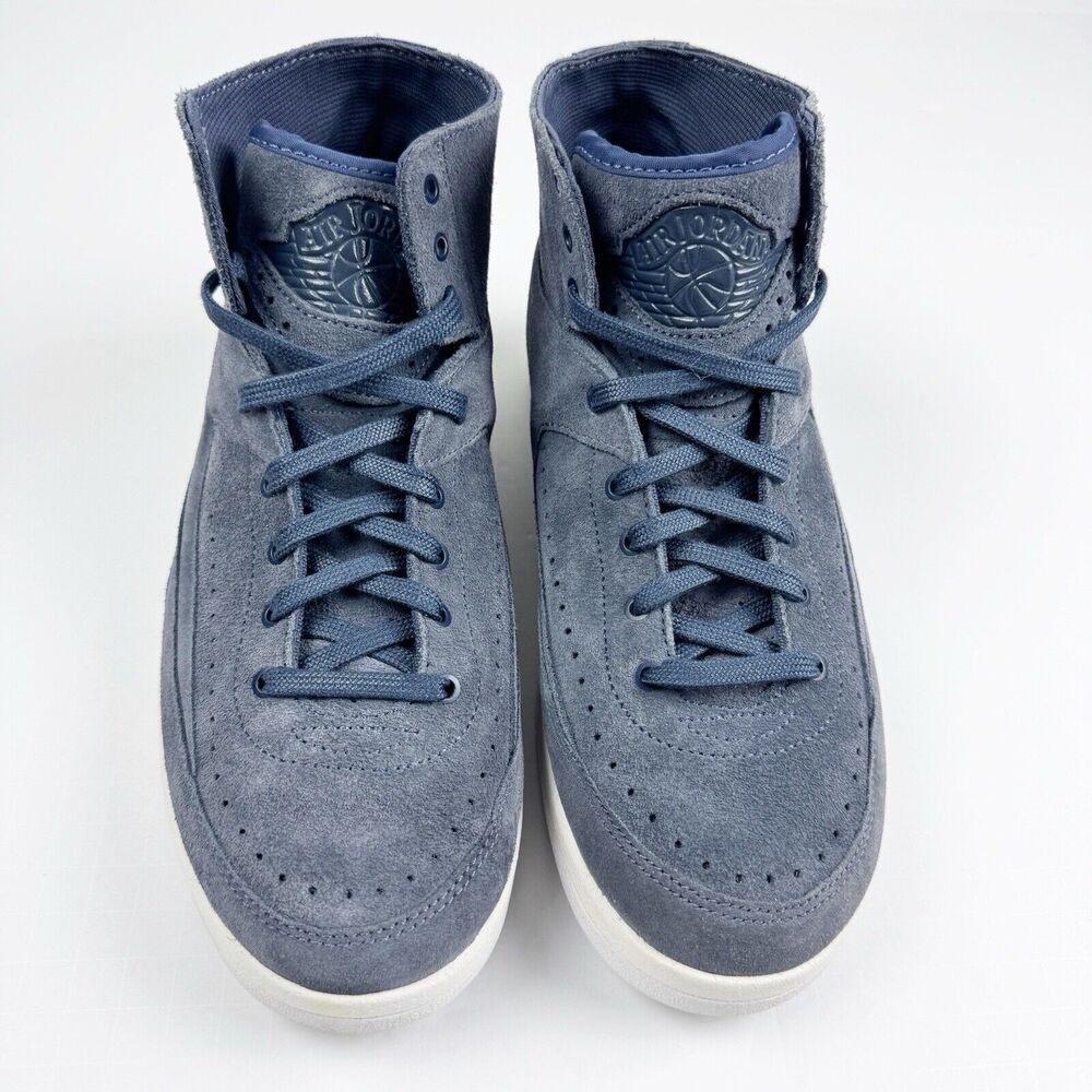 New Air Jordan 2 Retro Deconstructed Thunder Blue Mens Size 8 EUC 897521-402 - Picture 3 of 14